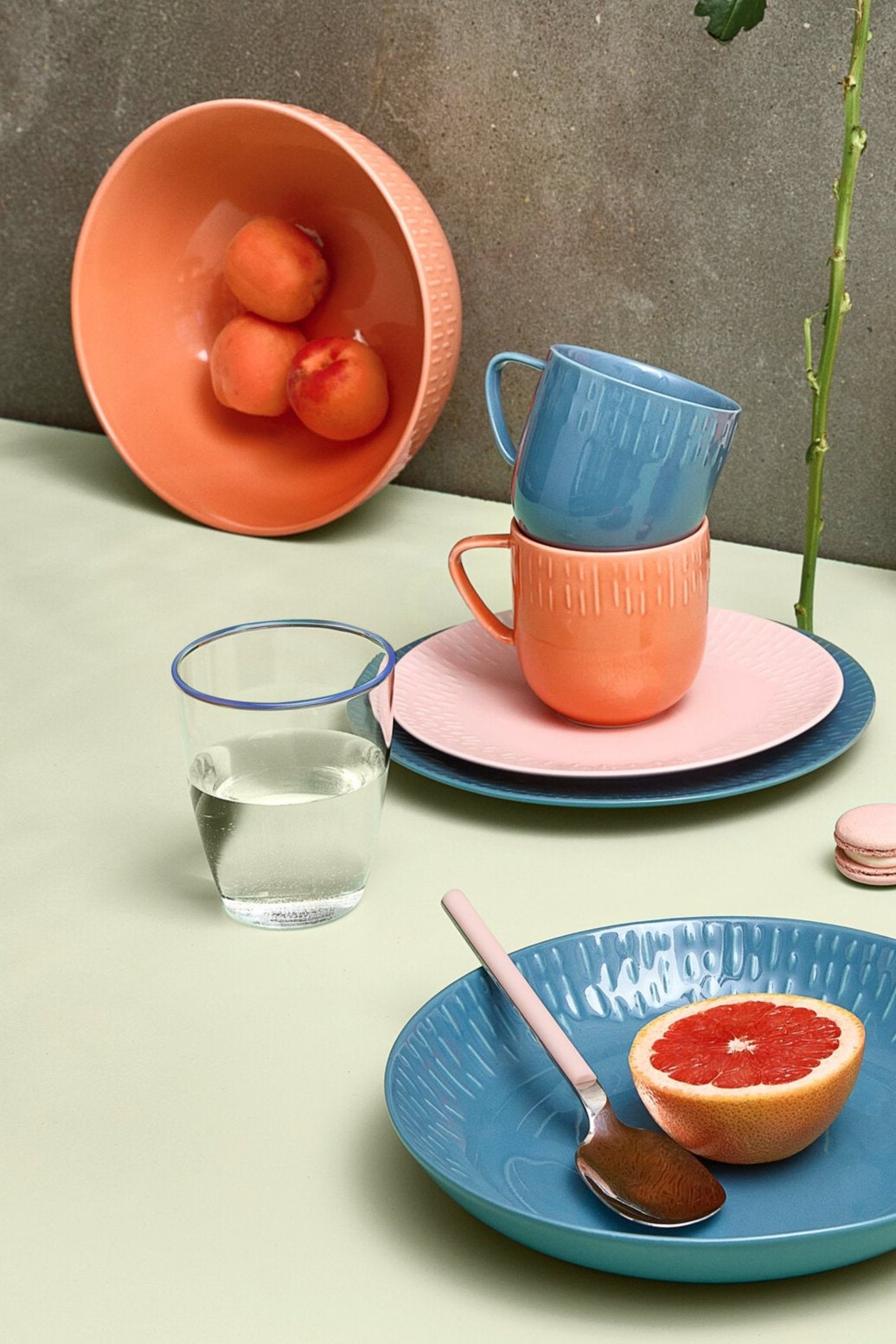 Life In Colour Art glas, Blueberry - 29 cl.